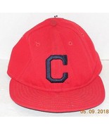 Cleveland Indians Fitted Basball Hat Cap By New Era Sz 6 7/8 - $281.72 MXN