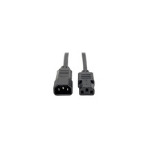 TRIPP LITE P004-015 15FT POWER EXTENSION CORD 18AWG 10A C14 TO C13 COMPU... - £26.60 GBP