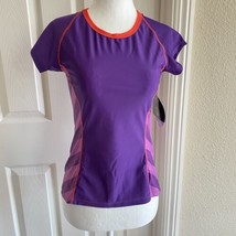 New Moxie Cycling Women&#39;s Small Purple Active Cycle Jersey Top - £11.77 GBP