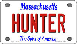 Hunter Massachusetts Novelty Mini Metal License Plate Tag - £11.23 GBP