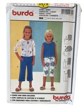 Burda Sewing Pattern 9979 Pants Capri Shirt Girls Size 3-10 - $9.61