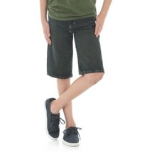 Wrangler Boys Straight Utility Jean Shorts Forest Denim Size 4 Regular NEW - £10.50 GBP