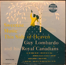 Guy Lombardo Sweetest Music This Side Of Heaven 45 RPM 2x EP Record 1953 ED-574 - £4.73 GBP
