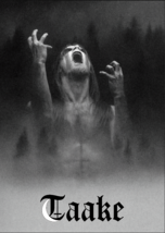 TAAKE Selftitled FLAG CLOTH POSTER TAPESTRY BANNER Black Metal CD - £15.73 GBP