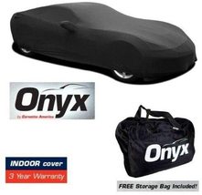C8 Corvette HIGH END Onyx Black Satin Custom Stretch Indoor Car Cover 2020-Later - £140.74 GBP