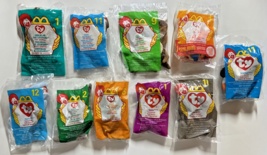 Vintage Ty McDonalds Happy Meal Beanie Babies Lot Of 10 Sealed Bags #7/BB20 - $12.99