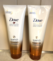 (2) Dove Advanced Quench Absolute Shampoo Curly Coarse Hair 8.45 oz Disc... - $49.95