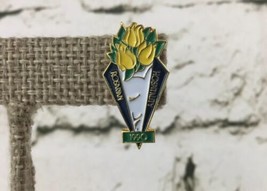 Vintage 1990 Rosarian Hospitality Host Lapel Pin Portland OR - £7.76 GBP