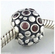 Authentic PANDORA Encore Clip Charm, Sterling Silver/Rose CZ, 790593TCZ New - £38.56 GBP