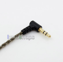 Silver Plated Earphone Brown Cable For Shure SE215 SE315 SE425 SE535 SE846 Headp - £14.36 GBP