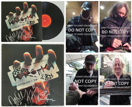 Halford Tipton Hill Downing signed Judas Priest British Steel album COA proof - £672.65 GBP