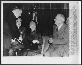 John Foster Dulles, Martin Durkin, Oveta Culp Hobby - AP News Photo (1953) - £13.98 GBP