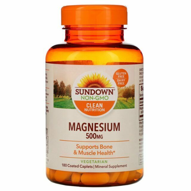 Magnesium Supplement, Non-GMO, Gluten-Free, Dairy-Free, Vegetarian, 500mg 04/26 - $21.73