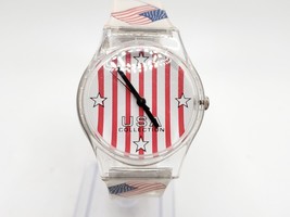 Usa Collection Watch Women New Battery Americans Flag Watch 32mm - £15.80 GBP