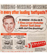 1956 Colgate Dental Cream Toothpaste Advertisement Oral Hygiene Vintage ... - $550.13 MXN