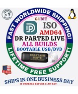 DR PARTED LIVE LINUX OS ISO 64BIT USB-DVD LIVE-FULL INSTALL DEBIAN 13 BASED - $110.48 MXN+