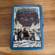 El Doctor Diablo Day Of The Dead Vintage Aluminum Lunchbox 1999 Accoutre... - $15.87