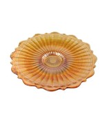 Fenton Stippled Rays with Scale Band Marigold Carnival Glass Plate Antiq... - £29.79 GBP