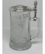 Vintage Beer Stein Pewter Lid Deer Design By Domex New In Packaging - $475.82 MXN