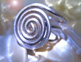 HAUNTED RING SPIRAL TOUCH FOR POWER HIGHEST LIGHT COLLECTION MAGICK - $699.77