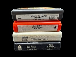 8 Track Lot Oldies Dick Clark Compilation Various 4 Albums - $16.99