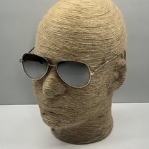 Vintage Foster Grant Gold Frame Aviator Sunglasses Dark Mirrored Lenses ... - $15.00