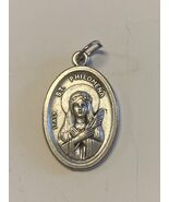 Saint Philomena Silvertone Medal, New #MD-005 - $36.53 MXN