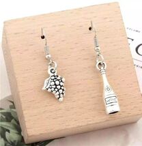 New Super Cute  Wine Bottle/Grapes Earrings - $7.00