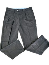 Roundtree &amp; Yorke TravelSmart Classic fit Smart Dress Pants 36x32 Pleate... - $15.00