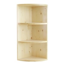 4 Tier Handmade Corner Shelf Shelves Wall Book Storage Rack Unit Bedroom Decor - £59.41 GBP