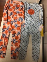 Just One You Carter&#39;s 2 Piece Pajama Set Girls 3T  100% Cotton Full Zipp... - £10.45 GBP