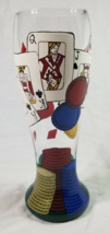 Lolita Hand-Painted Poker Pilsner Glass Weizenbier - See Description - £6.91 GBP