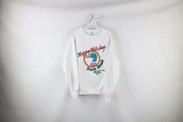 Vintage 90s Duck Head Mens Large Spell Out Christmas Crewneck Sweatshirt USA - £46.35 GBP