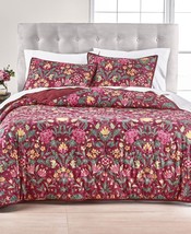 Martha Stewart Collection Storybook Holiday Quilt, King,Red - £147.90 GBP