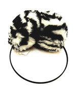Madison AVE Unisex Fuzzy Earmuffs Faux-Fur Non-Adjustable White Tiger OS - £12.57 GBP