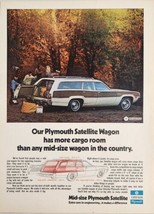 1973 Print Ad Plymouth Satellite Station Wagons More Cargo Room - £13.72 GBP