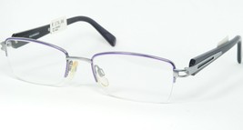 Eschenbach Fineline Titan 891023 008 Lavender Silver Eyeglasses Frame 50-18-135 - £69.69 GBP