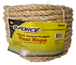 Cat Scratchpost Replacement Natural Sisal Fiber Rope 3/8&quot; x 100&#39; 94lb Lo... - $12.82