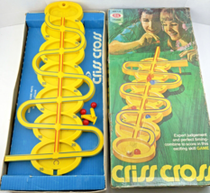 Vintage Ideal Toys CRISS CROSS Game 2045 Skill Action Timing Nearly Complete - £15.19 GBP