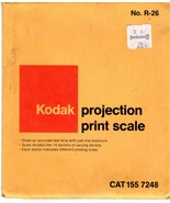 Kodak Print Projection Scale No. R-26 for Darkroom Photography Printing - $13.71 CAD