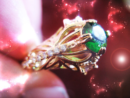 HAUNTED RING ALGIN WITH ALL THAT IS FORTUNATE NOW MAGICK HIGHEST LIGHT COLLECT image 2
