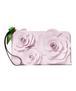 New Kate Spade Flora Flower Medium L-Zip Wristlet Pale Amethyst - €51,41 EUR