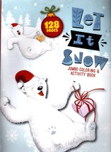 Christmas Holiday - Jumbo Coloring &amp; Activity Book - Let it Snow - £5.62 GBP