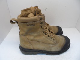 Dakota Men&#39;s 8&quot; 8518 Steel Toe Steel Plate Safety Work Boots Tan/Black Size 11M - $39.18