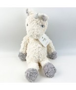 NWT Cuddle Me Luxury Floppy Unicorn Cream Gray Baby Soft Plush Stuff Ani... - $27.99