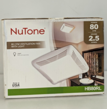 Broan NuTone 80 CFM 2.5 sones Bathroom Ventilation Exhaust Fan with Ligh... - $79.19