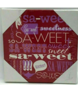 Wall Art Love Valentine Sweetheart Sweet Framed Canvas Print Hang 6&quot; x 6... - €9,44 EUR
