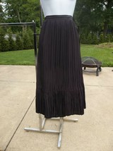 Nwt Anne Klein Plum Pleated Skirt 8 $225 - £47.95 GBP