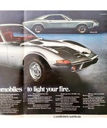 1969 Buick Opel GT Advertisement Vintage Automobilia Riviera GS Centerfo... - €34,69 EUR