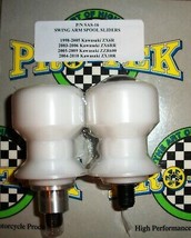 Pro-tek Swing Arm Spool Slider NEW Kawasaki 1998-2005 Ninja ZX6R ZX-6R White  - $21.29